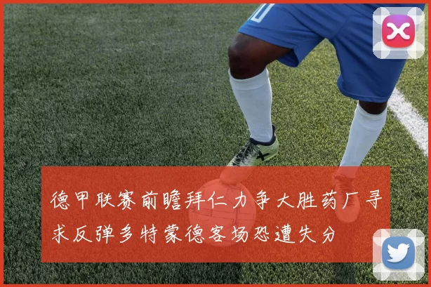 德甲联赛前瞻拜仁力争大胜药厂寻求反弹多特蒙德客场恐遭失分